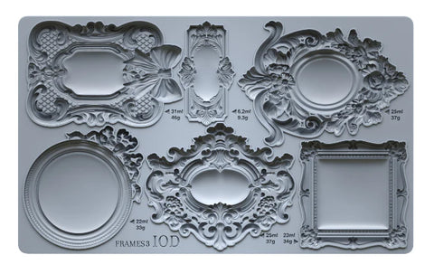 IOD Decor Mould Frames 3 6x10" by Iron Orchid Designs