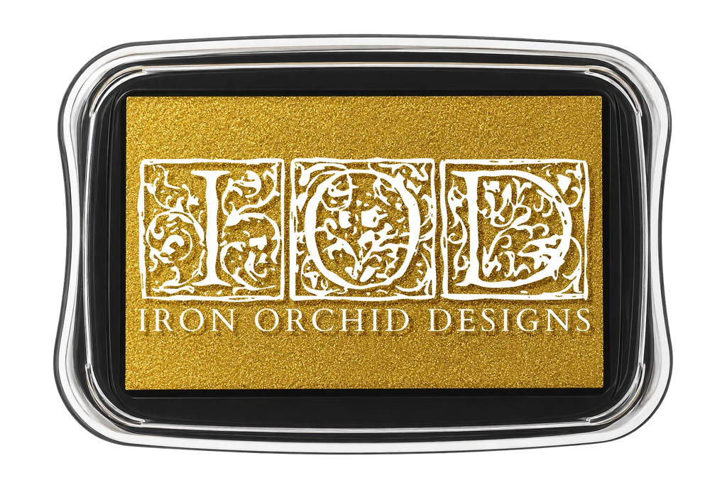 IOD Decor Ink Gold Shimmer Metallic Stamp Pad by Iron Orchid Designs