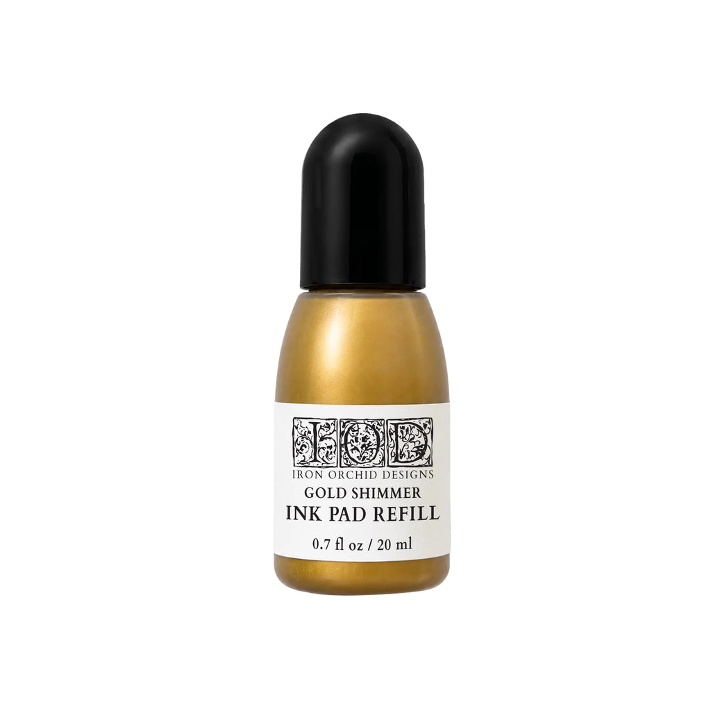 IOD Decor Ink Gold Shimmer Metallic Decor Ink Pad Refill