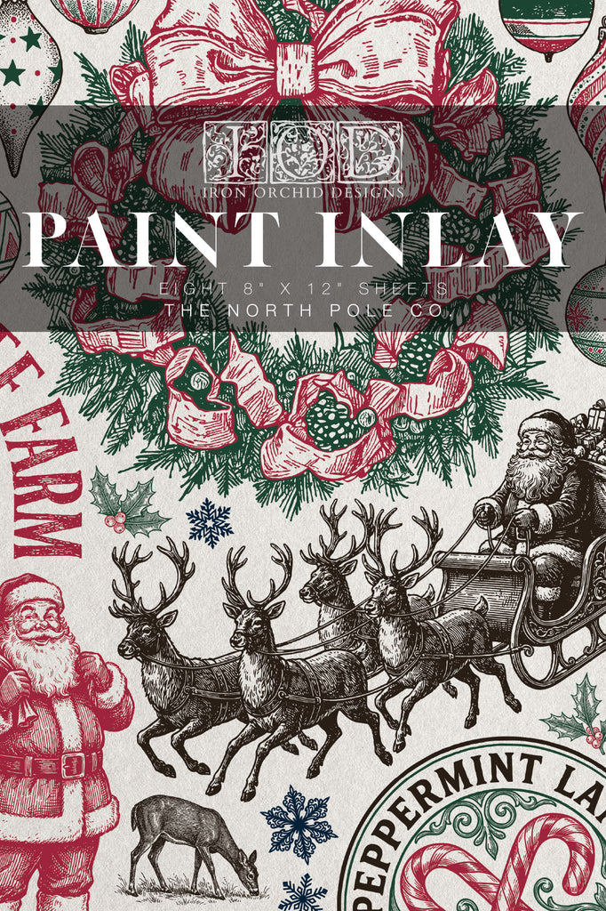 IOD Paint The North Pole 8"x12" 8 Pages by Iron Orchid Designs