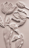 IOD Decor Mould Tulips 6x10" by Iron Orchid Designs