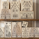 IOD Decor Stamp Gingerbread Lane 12" x 12" by Iron Orchid Designs