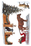 IOD Decor Transfer A Cotswold Christmas 8"x12" 8-Pages Pad by Iron Orchid Designs