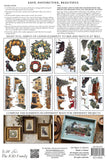IOD Decor Transfer A Cotswold Christmas 8"x12" 8-Pages Pad by Iron Orchid Designs