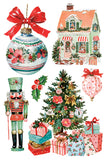 IOD Decor Transfer Darling Holiday 8"x12" 8-Pages Pad by Iron Orchid Designs