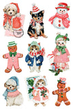 IOD Decor Transfer Darling Holiday 8"x12" 8-Pages Pad by Iron Orchid Designs