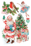 IOD Decor Transfer Darling Holiday 8"x12" 8-Pages Pad by Iron Orchid Designs