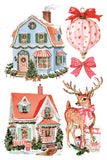 IOD Decor Transfer Darling Holiday 8"x12" 8-Pages Pad by Iron Orchid Designs