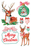 IOD Decor Transfer Darling Holiday 8"x12" 8-Pages Pad by Iron Orchid Designs