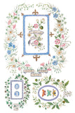 IOD Decor Transfer Emily Clare 8"x12" 8-Pages Pad by Iron Orchid Designs