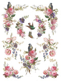 IOD Decor Transfer Madelein Madelyn 12"x16" 8-Pages Pad by Iron Orchid Designs