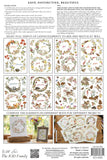 IOD Decor Transfer Bramblewood Diaries 8"x12" 8-Pages Pad by Iron Orchid Designs