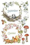 IOD Decor Transfer Bramblewood Diaries 8"x12" 8-Pages Pad by Iron Orchid Designs