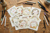 IOD Decor Transfer Bramblewood Diaries 8"x12" 8-Pages Pad by Iron Orchid Designs