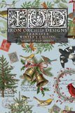 IOD Decor Transfer Winter's Calling 8"x12" 8-Pages Pad by Iron Orchid Designs
