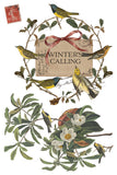 IOD Decor Transfer Winter's Calling 8"x12" 8-Pages Pad by Iron Orchid Designs