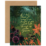 Tiny and Snail If I Had a Flower Birthday Card