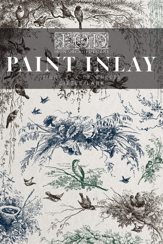 IOD Paint Inlay Little Lark 8"x12" Small Format 8 Pages by Iron Orchid Designs