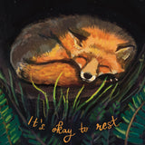 Tiny and Snail It's Okay to Rest Get Well Card