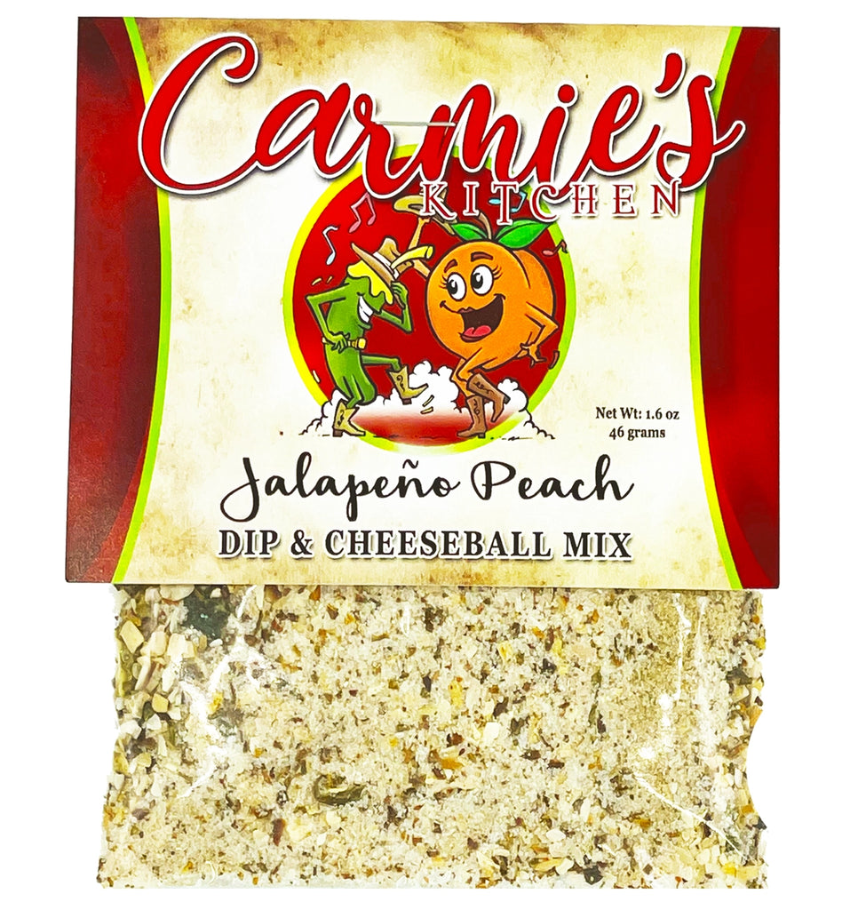 Carmie's Kitchen Japaleno Peach Dip & Cheeseball Mix