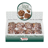 Lammes Candy Texas Chewie Pecan Pralines Box of 24