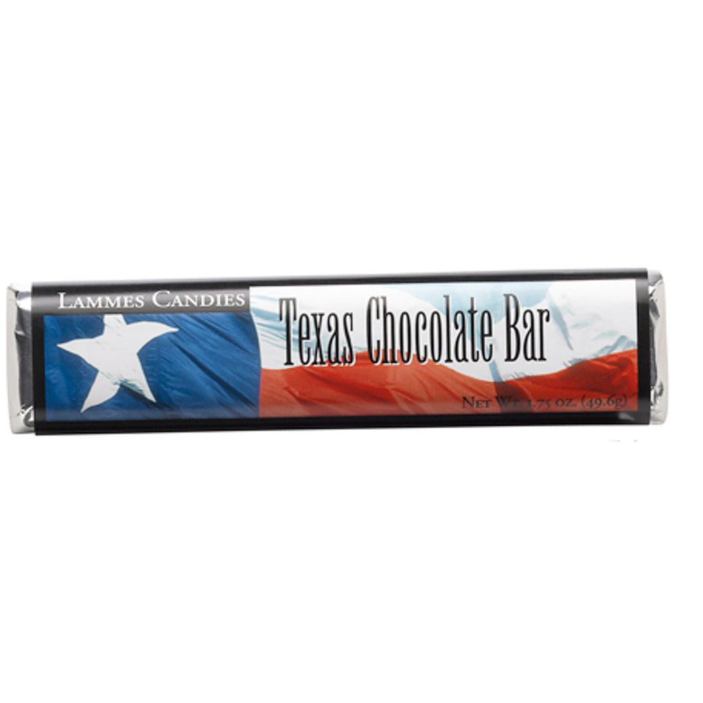 Lammes Candy Texas Chocolate Candy Bar 3 Bars