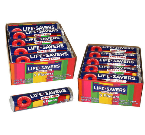 Vintage Style Candy Life Savers 5 Flavors 2 Rolls