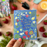 Tiny and Snail Life is Sweeter With You Friendship Card