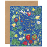 Tiny and Snail Life is Sweeter With You Friendship Card