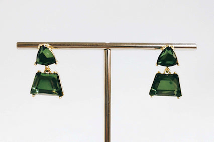 Meghan Browne Earrings Ocala Emerald