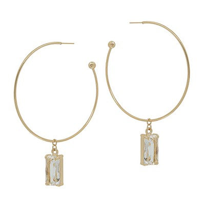 Meghan Browne Earrings Shyla Clear