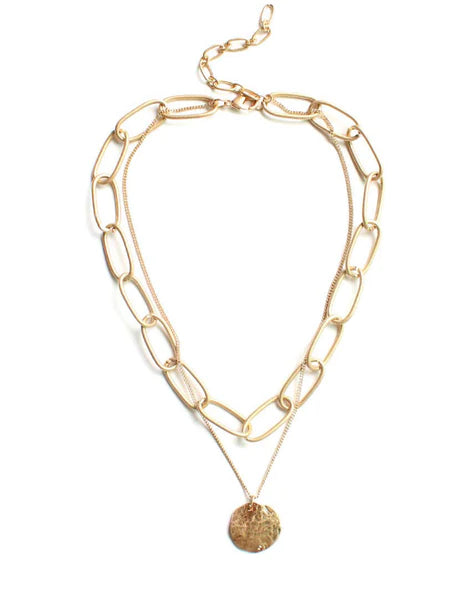 Meghan Browne Betty Gold Necklace #BET-GD