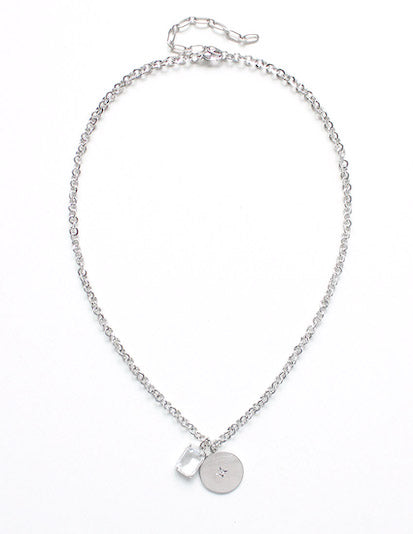 Meghan Browne Brin Silver Necklace #BRI-SV
