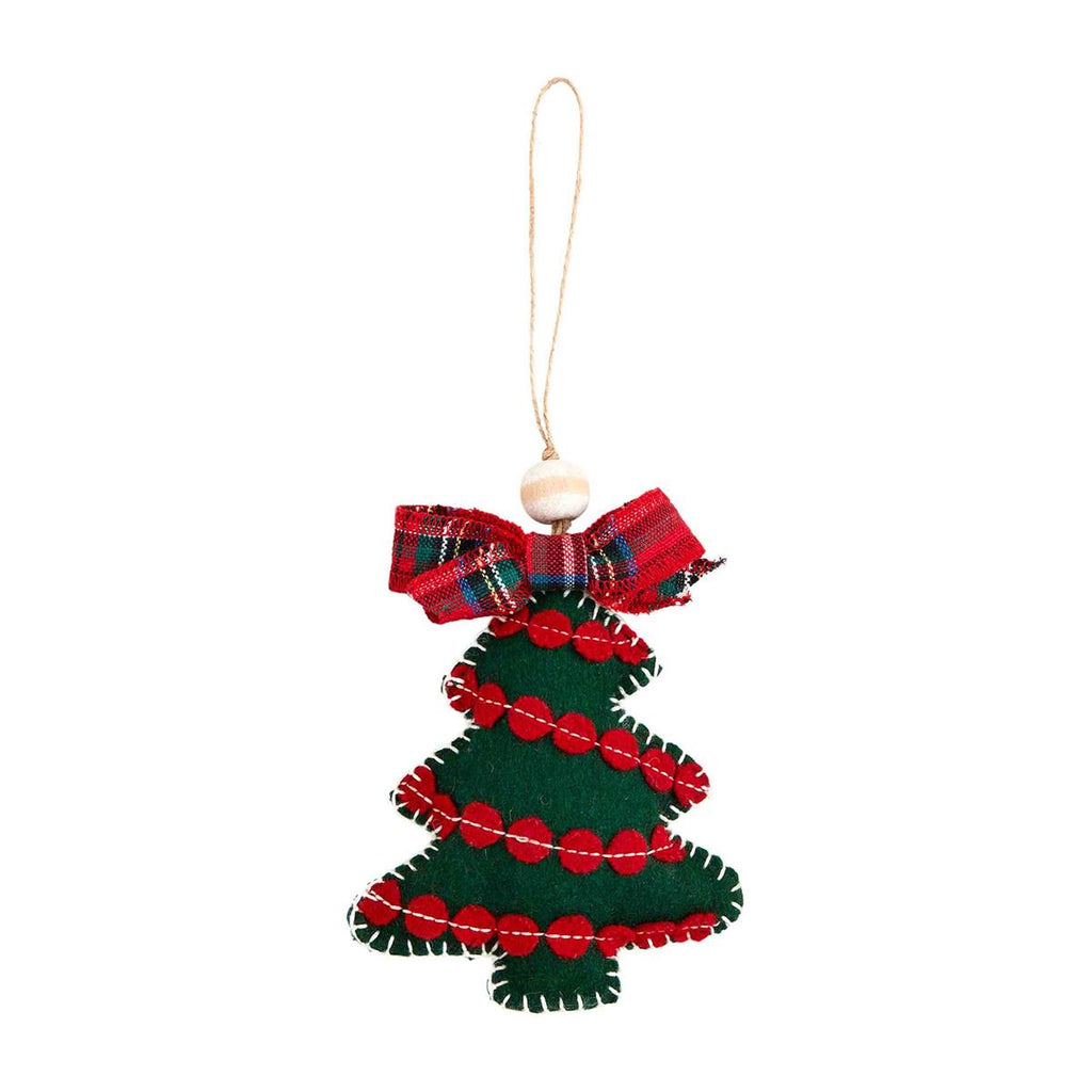 Christmas Tree Tartan Ornament