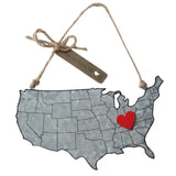 Mudpie Christmas Ornament Home State
