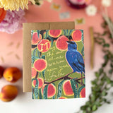 Tiny and Snail May the Sun Shine Upon Your Face Friendship Card