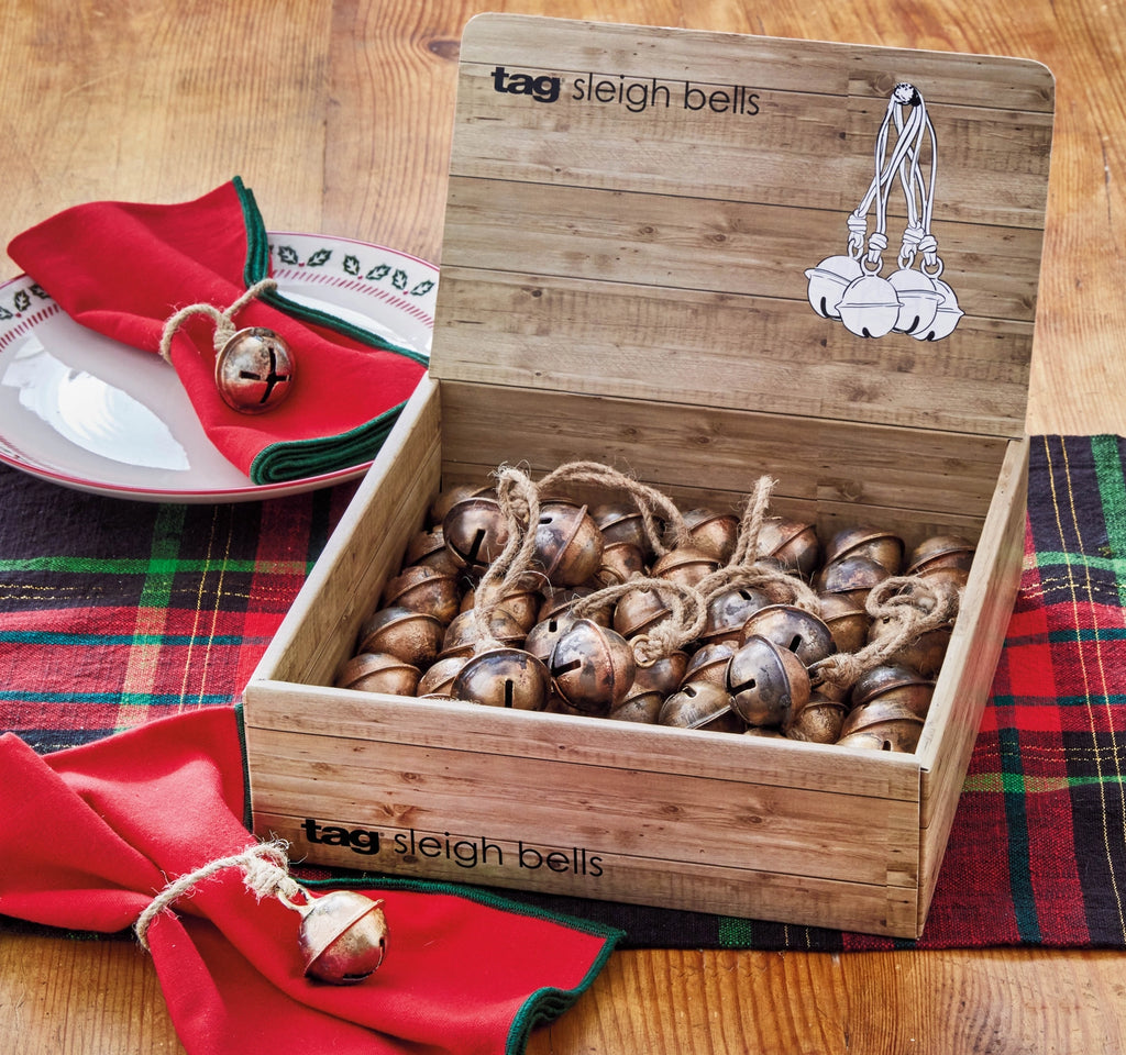 Christmas Ornament- Mini Blass Sleigh Bells Set of 6