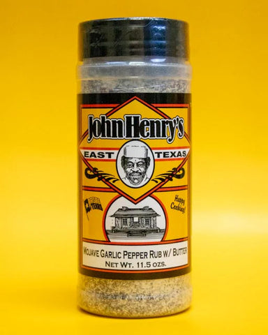John Henry's Mojave Garlic Pepper Rub 11.5 oz