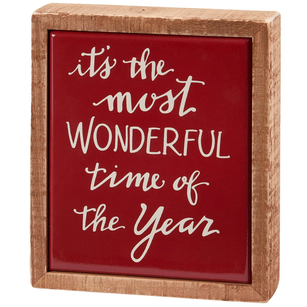 Christmas Sign "The Most Wonderful Time of the Year" C127X