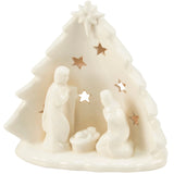 Christmas Ceramic Nativity Candle Holder #C225
