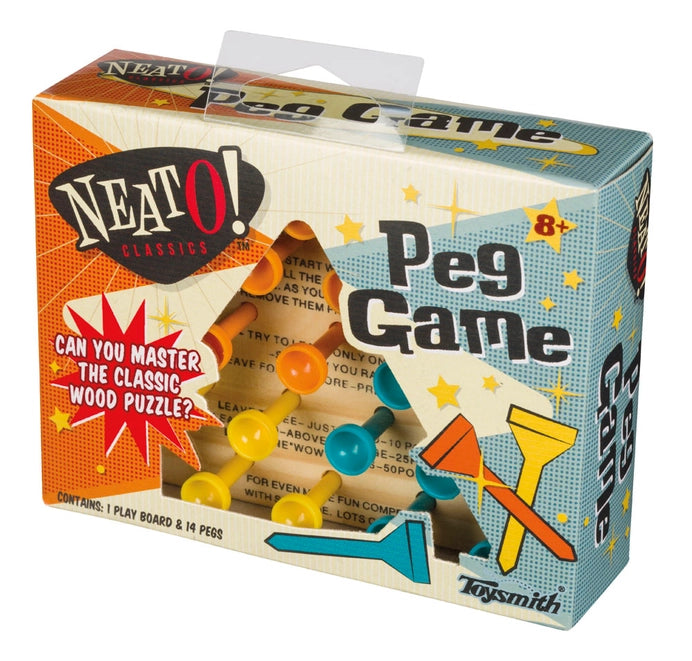 Neato Classic Wooden Peg Game Travel Size