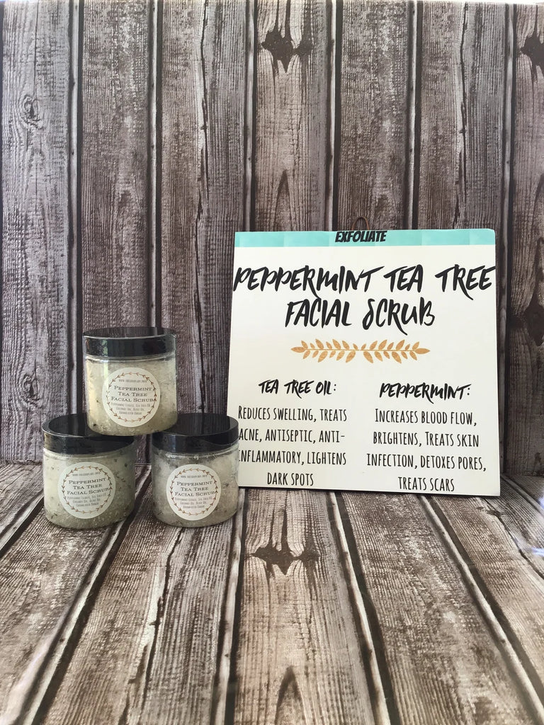 Soap Lady Handmade Soap Peppermint Tea Tree Facial Scrub