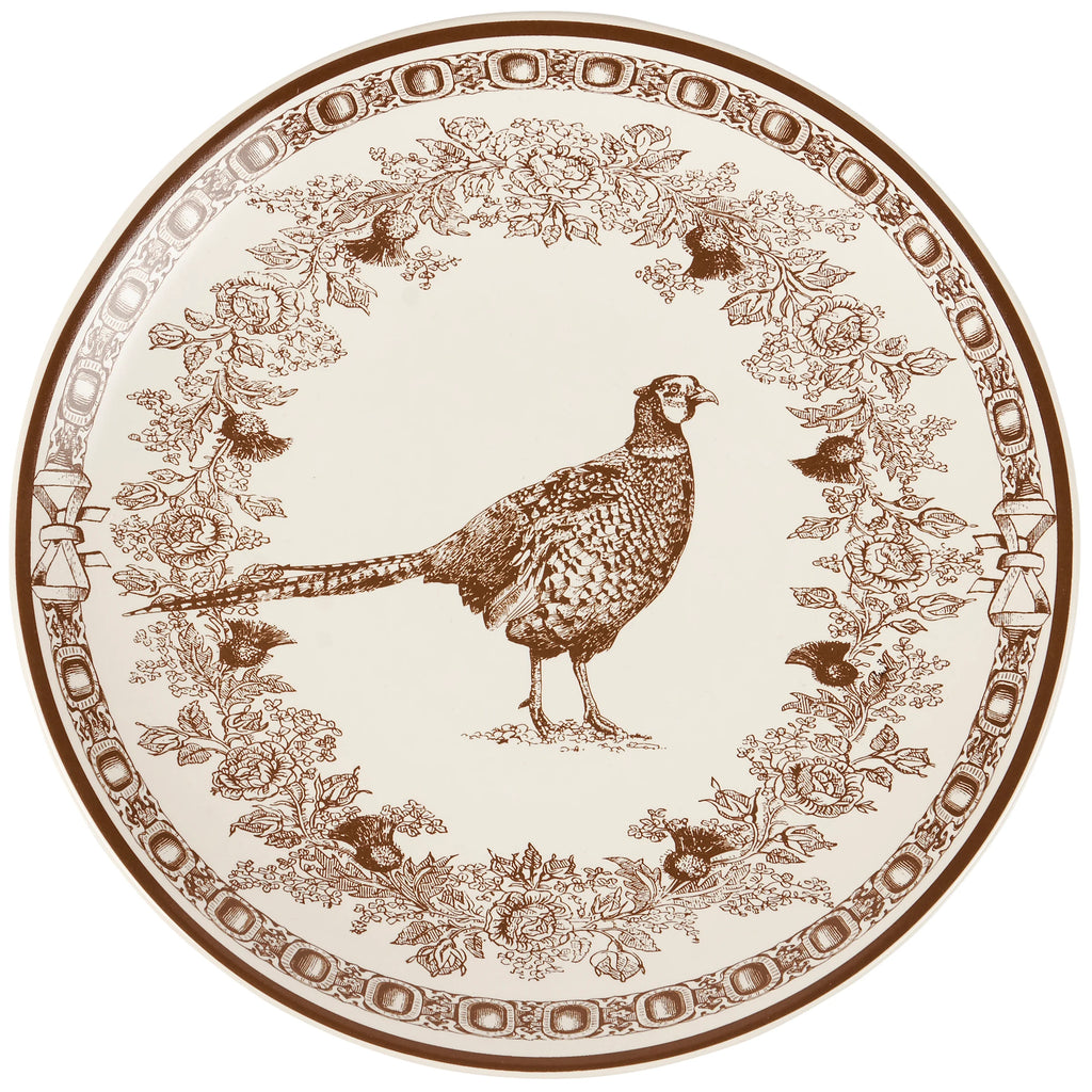 Pheasant Plate for Fall Tabletop #1757X