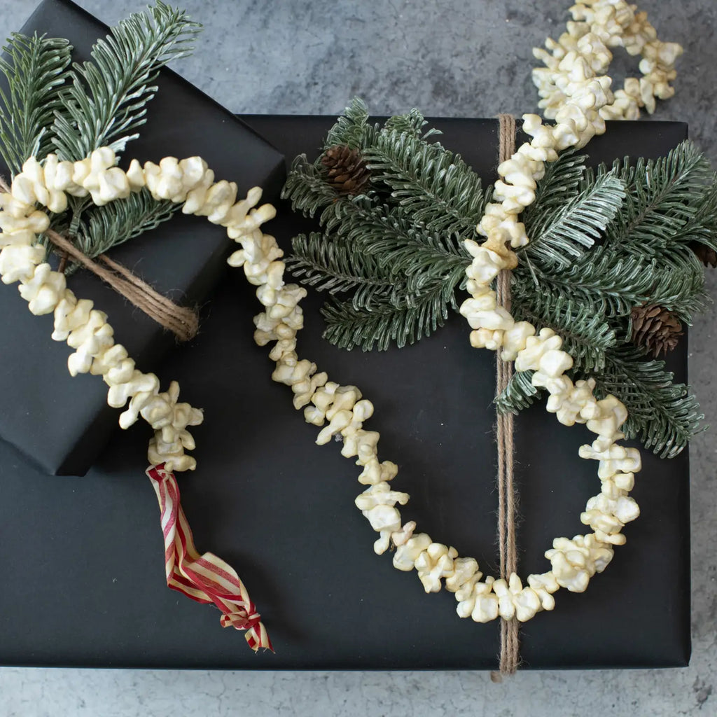 Christmas Ornament- Popcorn Garland 9'