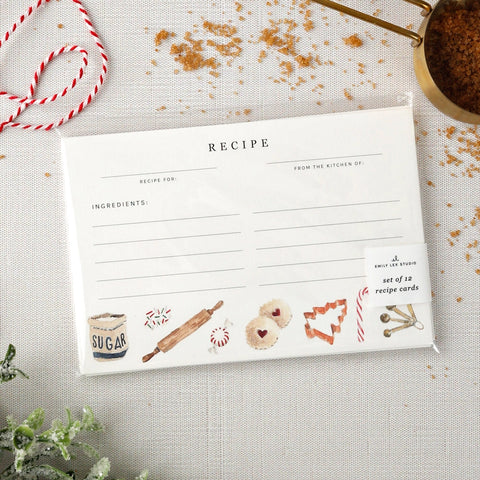 Emily Lex Studios Recipe Cards Christmas Baking