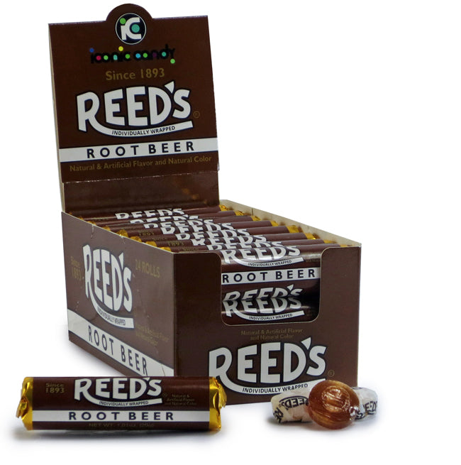 Vintage Style Candy Reed's Root Beer 2 Rolls