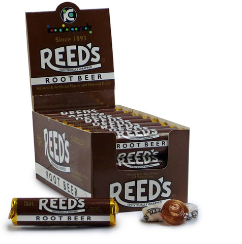 Vintage Style Candy Reed's Root Beer 2 Rolls