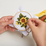Cross Stitch Embroidery Kit Sunflower