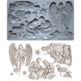 IOD Decor Mould Silent Night 6x10" by Iron Orchid Designs