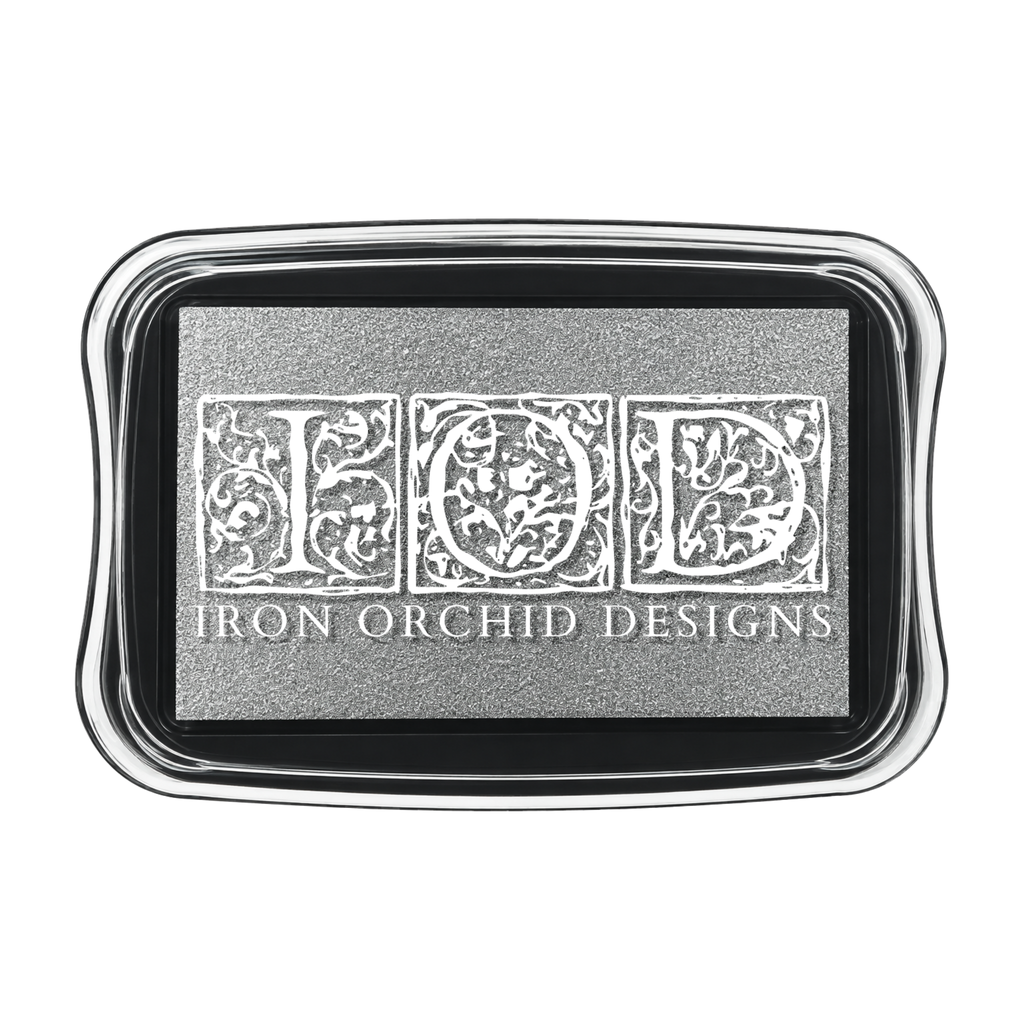 IOD Decor Ink Silver Sparkle Metallic Stamp Pad by Iron Orchid Designs